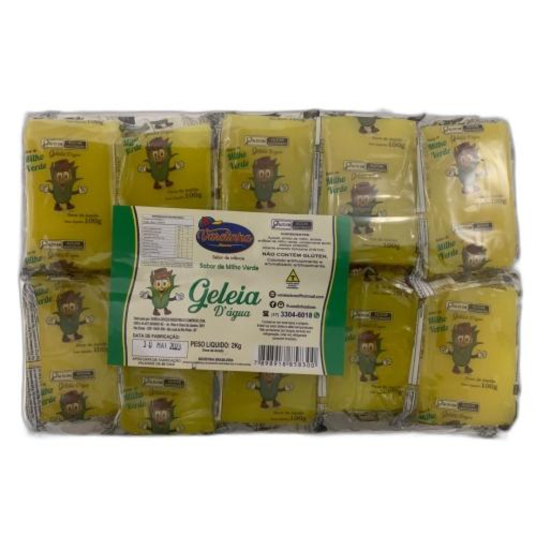 Detalhes do produto Geleia D Agua 2Kg Varelinha Milho Verde