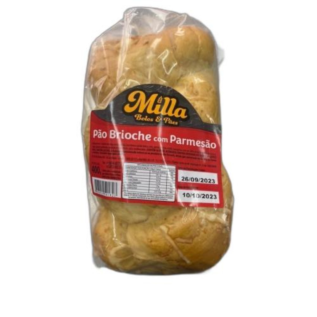 Detalhes do produto Pao Brioche 400Gr Milla Parmesao
