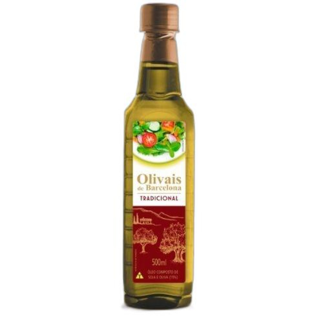Detalhes do produto Oleo Composto Barcelona 500Ml Brasfoods Soja.oliva