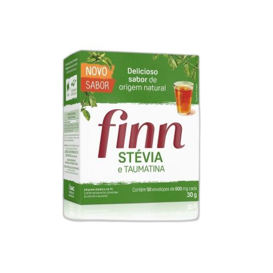 Detalhes do produto Adocante Po Finn 50X0,6Gr Stevia