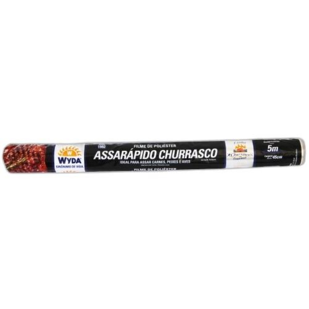 Detalhes do produto Filme Assa Rapido Churrasco 5Mx45Cm Wyda .
