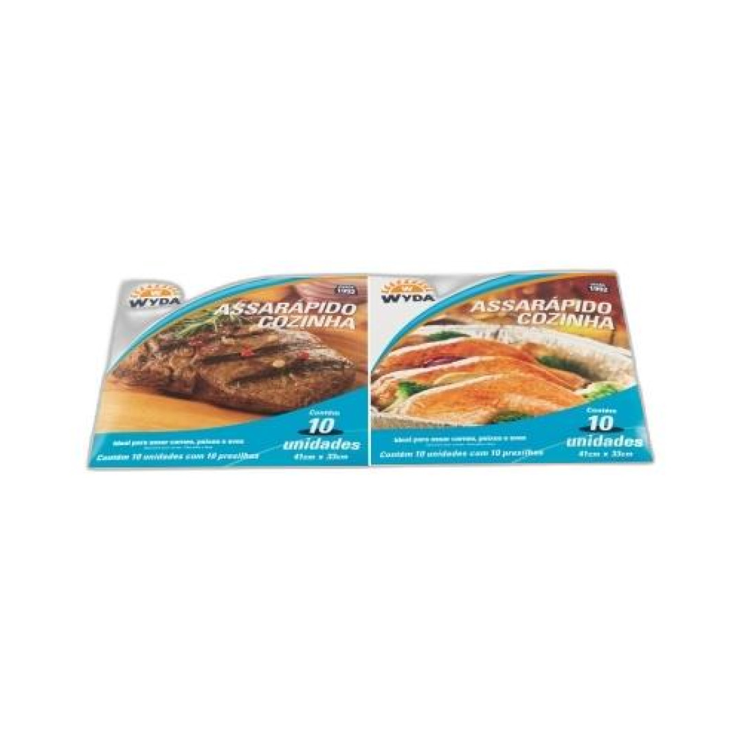 Detalhes do produto Saco Assa Rapido Cozinha 10Un Wyda .