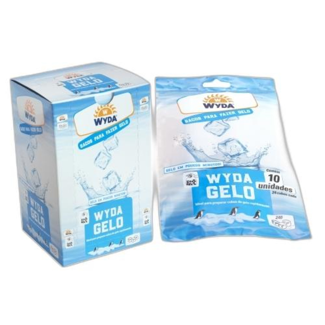 Detalhes do produto Saco Plast Para Cubos De Gelo 10Un Wyda .
