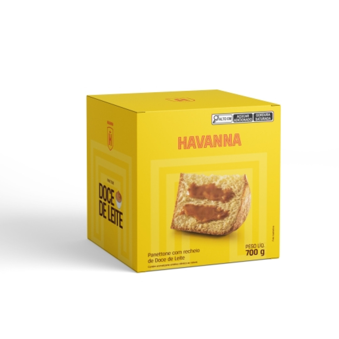 Detalhes do produto Panetone Havanna 700Gr Amora   Doce De Leite