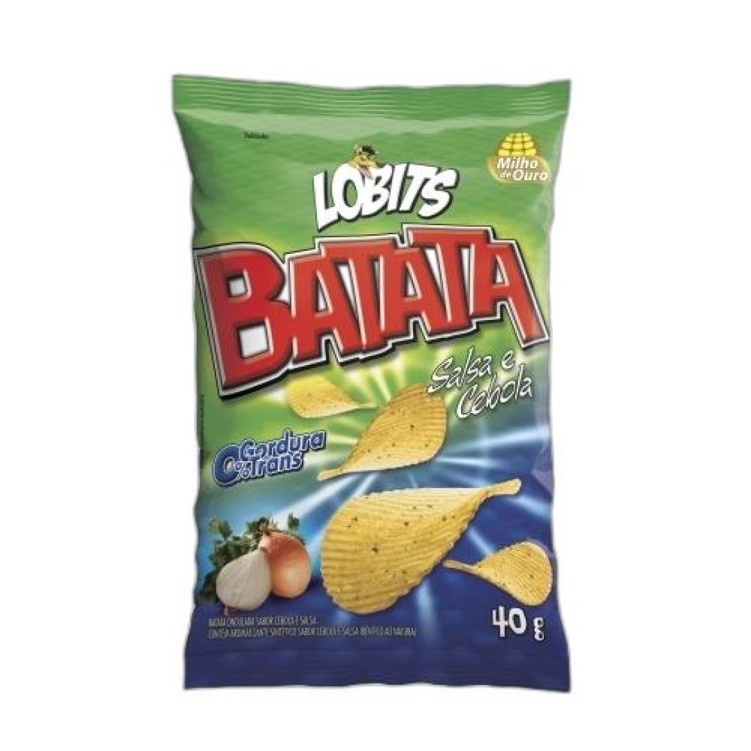 Detalhes do produto Batata Ondulada Friks 40Gr Milho Ouro Cebola.salsa