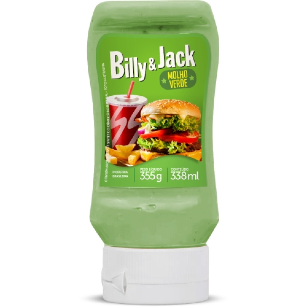 Detalhes do produto Molho Billy&jack 355Gr Verde