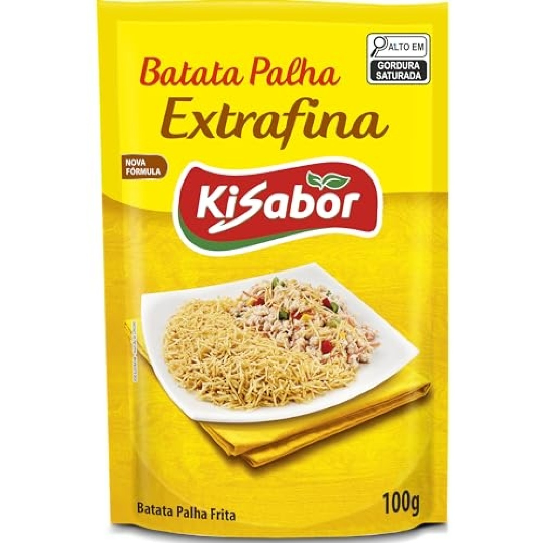 Detalhes do produto Batata Palha Extra Fina 100Gr Ki Sabor .