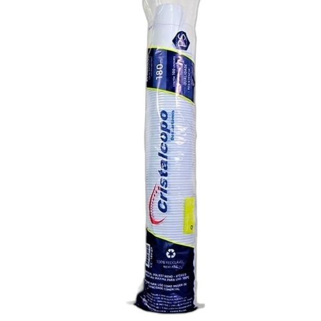 Detalhes do produto X Copo 180Ml 100Un Plastico Cia Branco