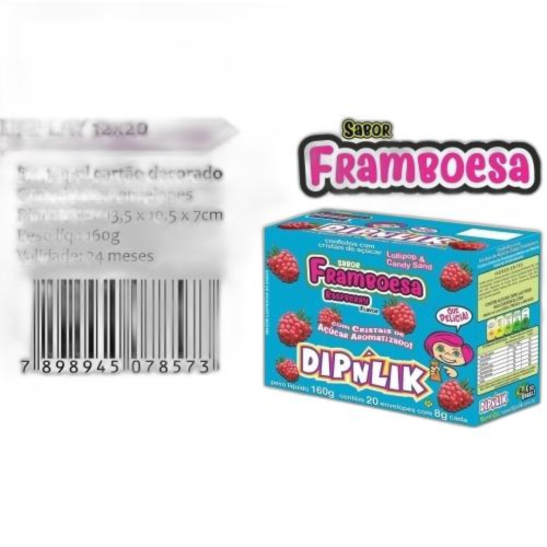 Detalhes do produto Pirl Dipnlik Dp 25Un Framboesa