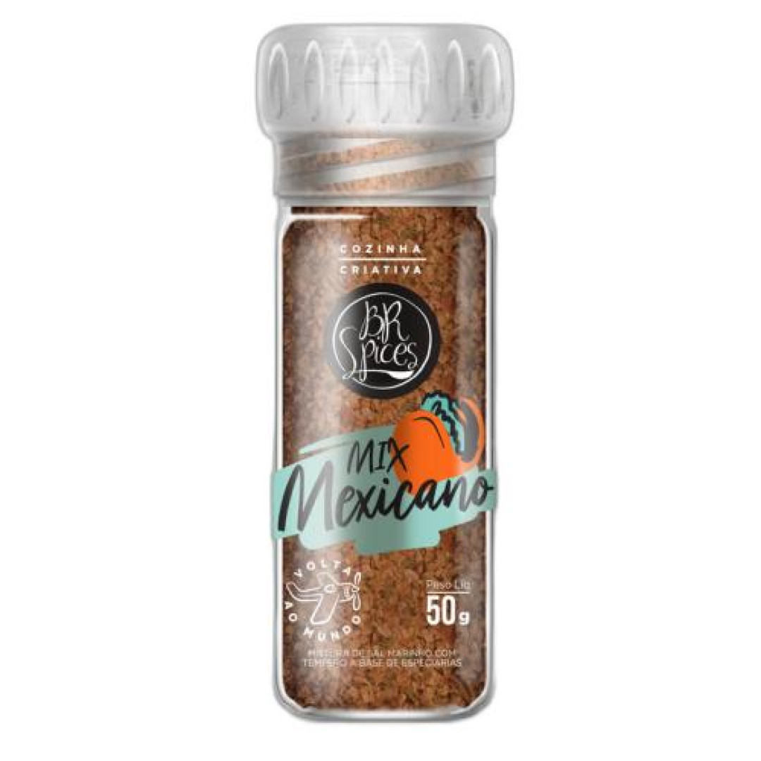 Detalhes do produto Tempero Mix Mexicano 50Gr Br Spices Especiarias