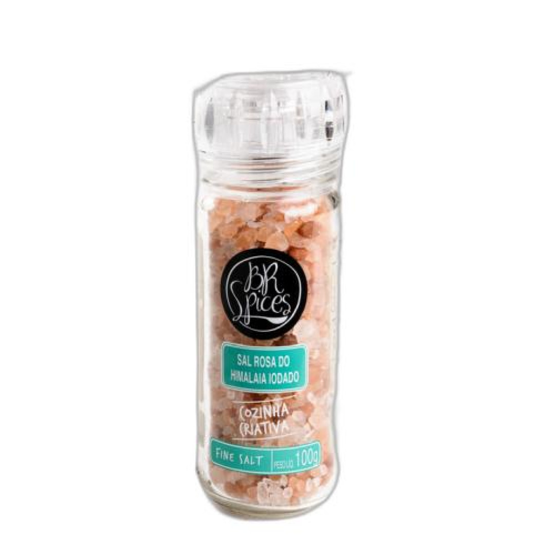 Detalhes do produto Sal Do Himalaia 100Gr Br Spices Grosso