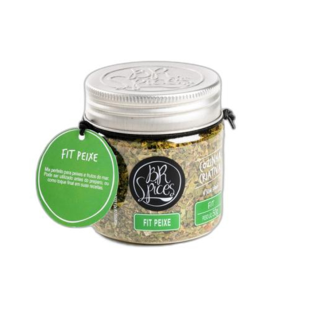 Detalhes do produto Tempero Fit 50Gr Br Spices Peixes
