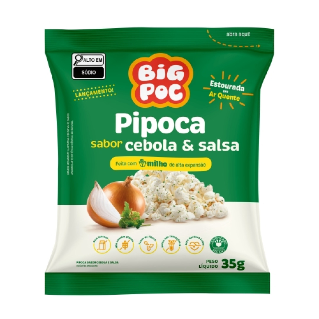 Detalhes do produto Pipoca 35Gr Big Poc Cebola.salsa