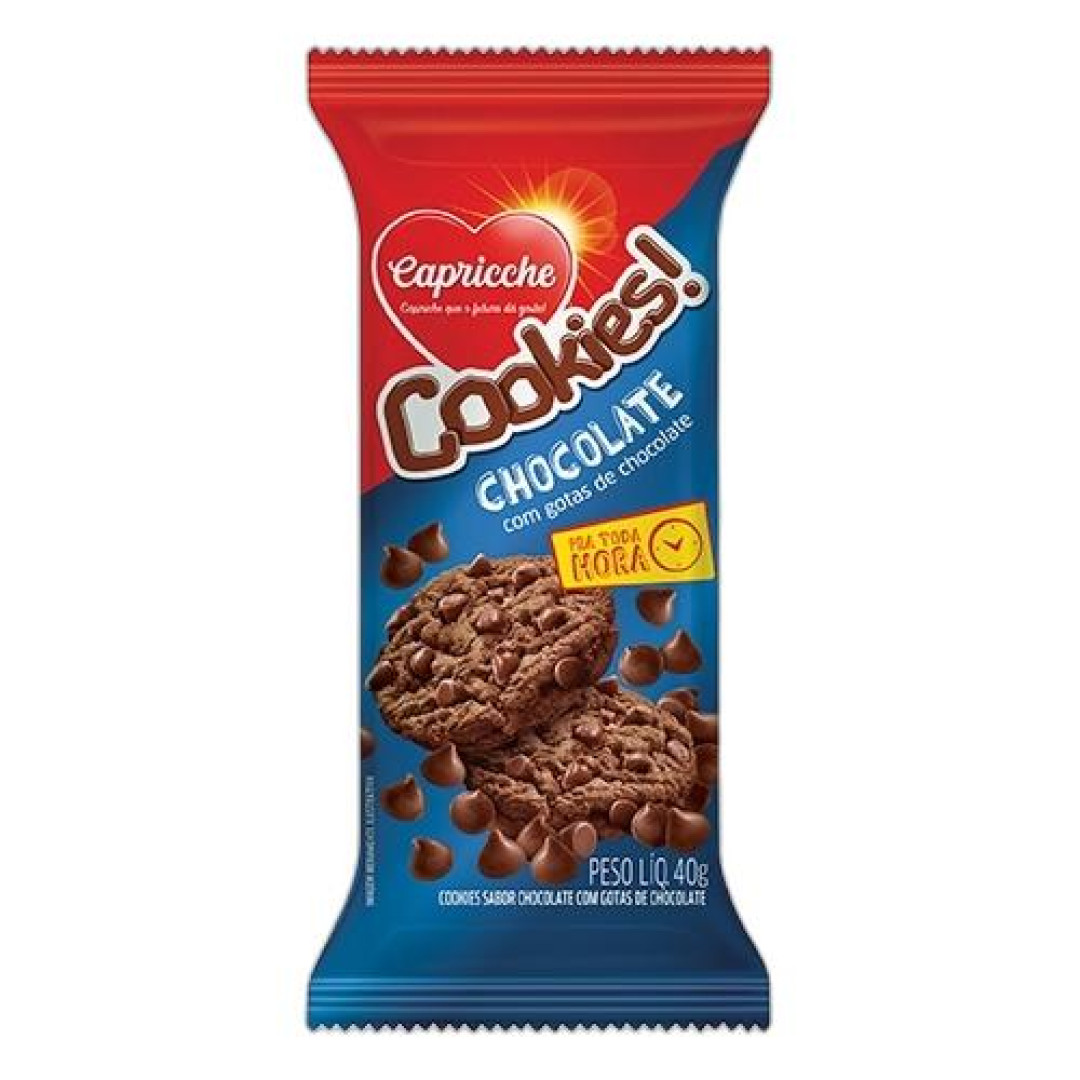 Detalhes do produto Bisc Cookies Pc 40Gr Capricche Chocolate
