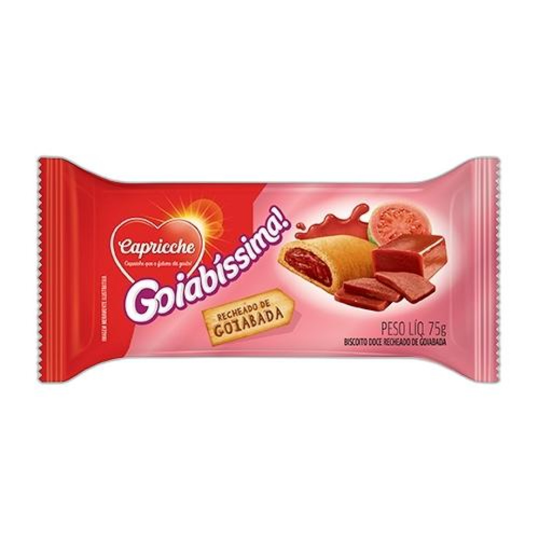 Detalhes do produto Bisc Goiabissima 75Gr Capricche Goiaba