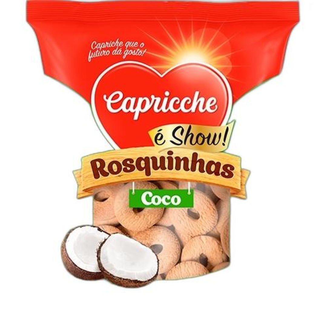 Detalhes do produto Bisc Rosca 300Gr Capricche Coco