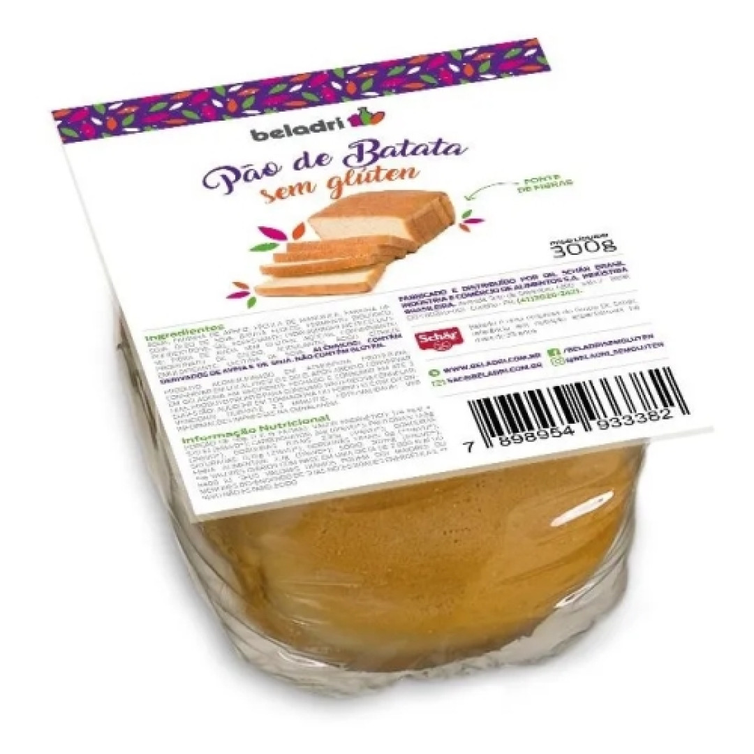 Detalhes do produto Pao De Batata S/gluten 300Gr Schar .