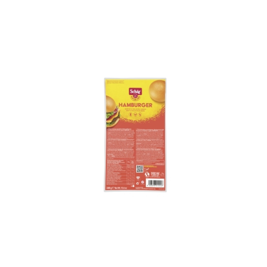 Detalhes do produto Pao Hamburguer S/gluten 130Gr Schar .