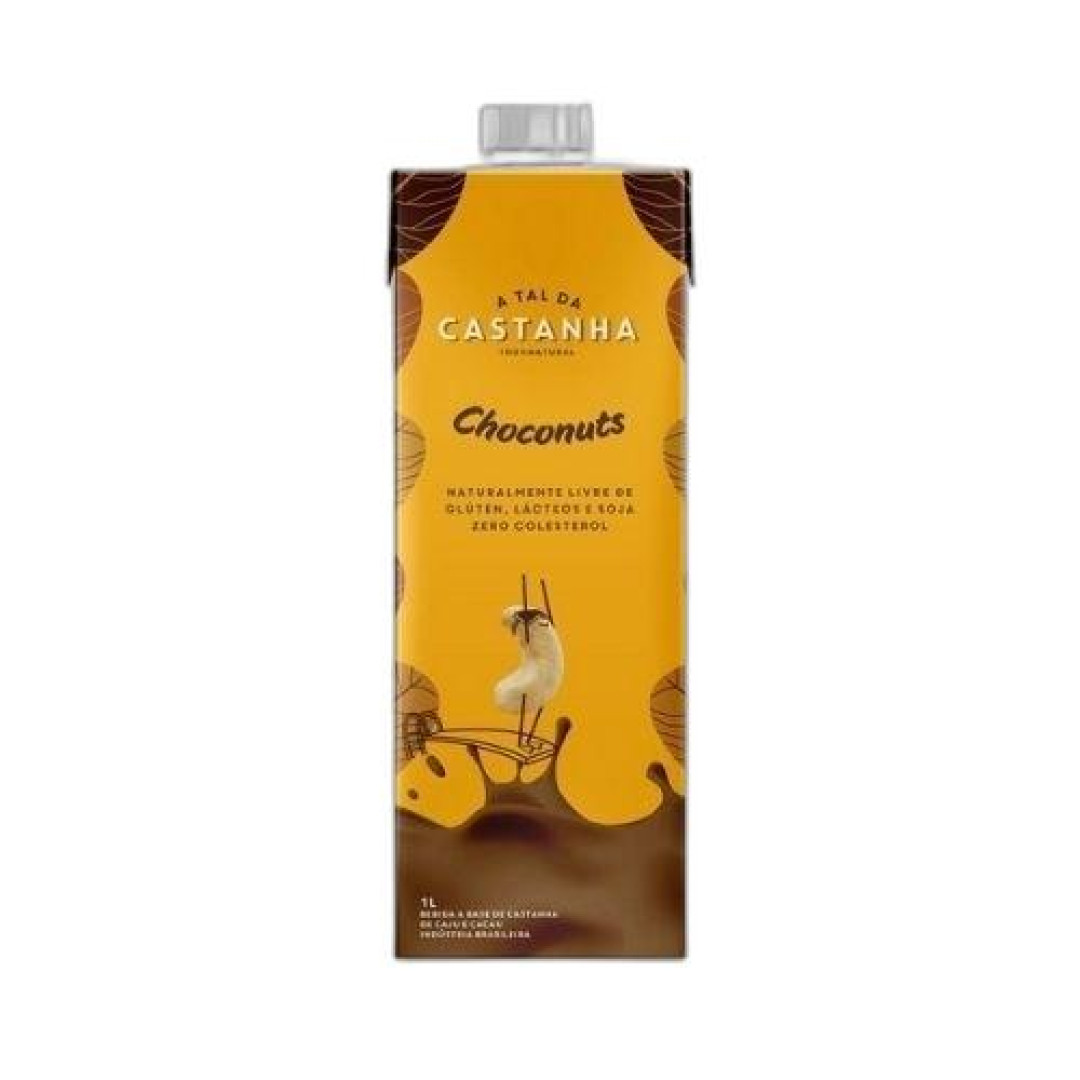 Detalhes do produto Bebida Vegetal Castanha 1L Tres Coracoes Choconuts