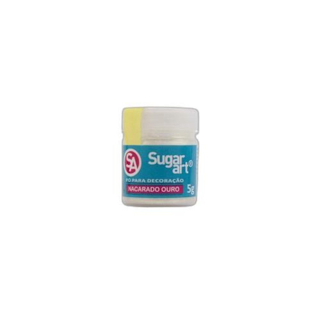 Detalhes do produto X Po P/decoracao 1Un 5Grs Sugar Art Ouro Nacarado