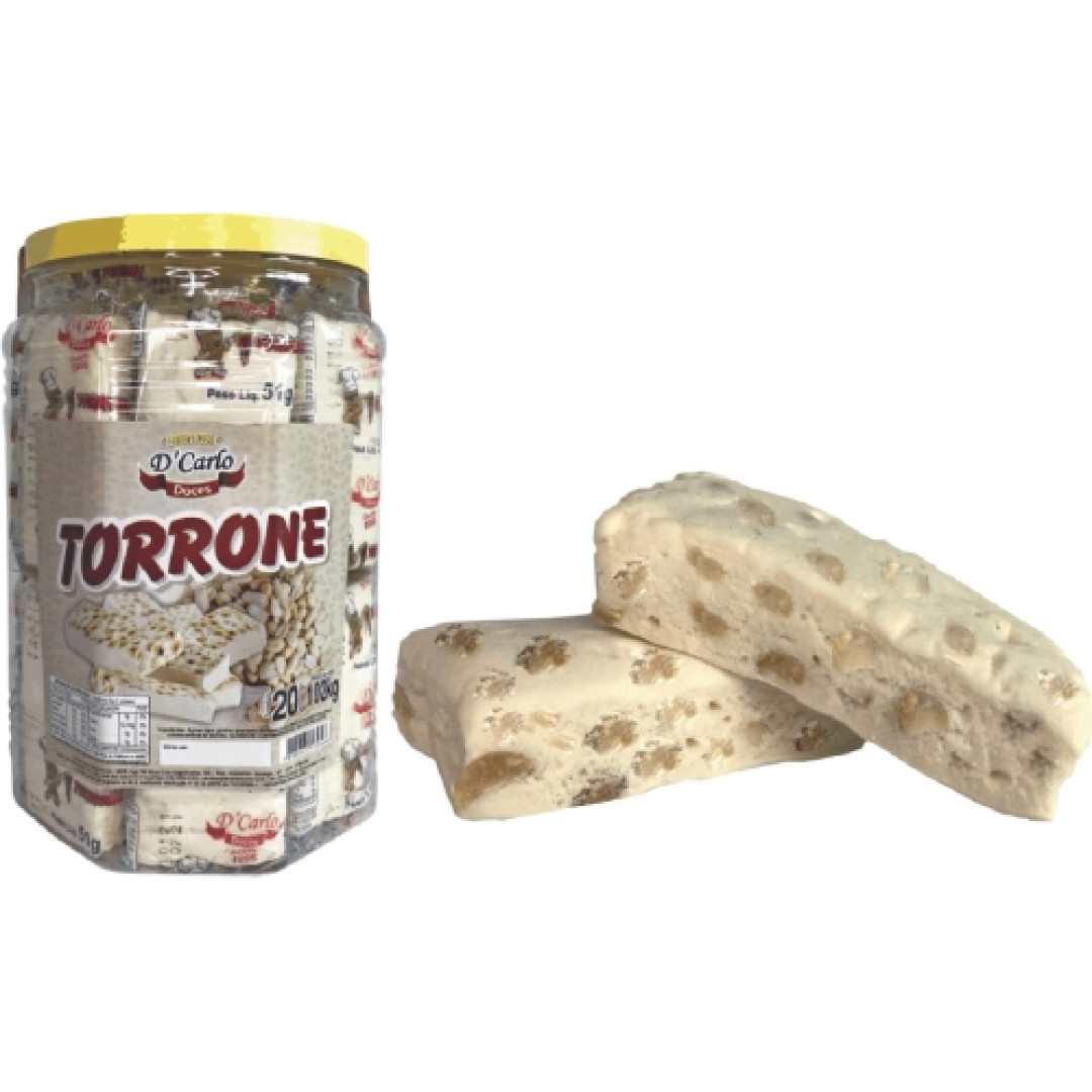 Detalhes do produto Torrone Pt 1,02Kg D Carlo .