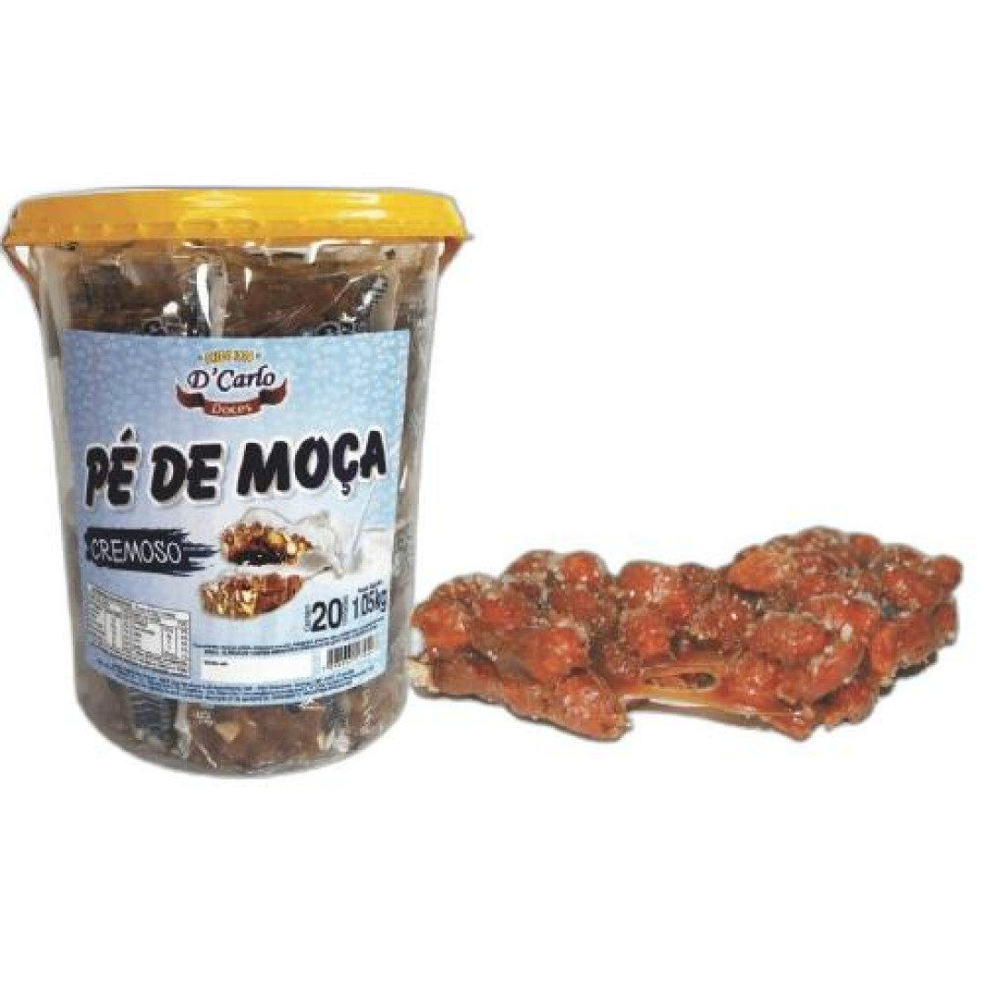 Detalhes do produto Pe Moca Embr Pt 20X51Gr D' Carlo Amendoim