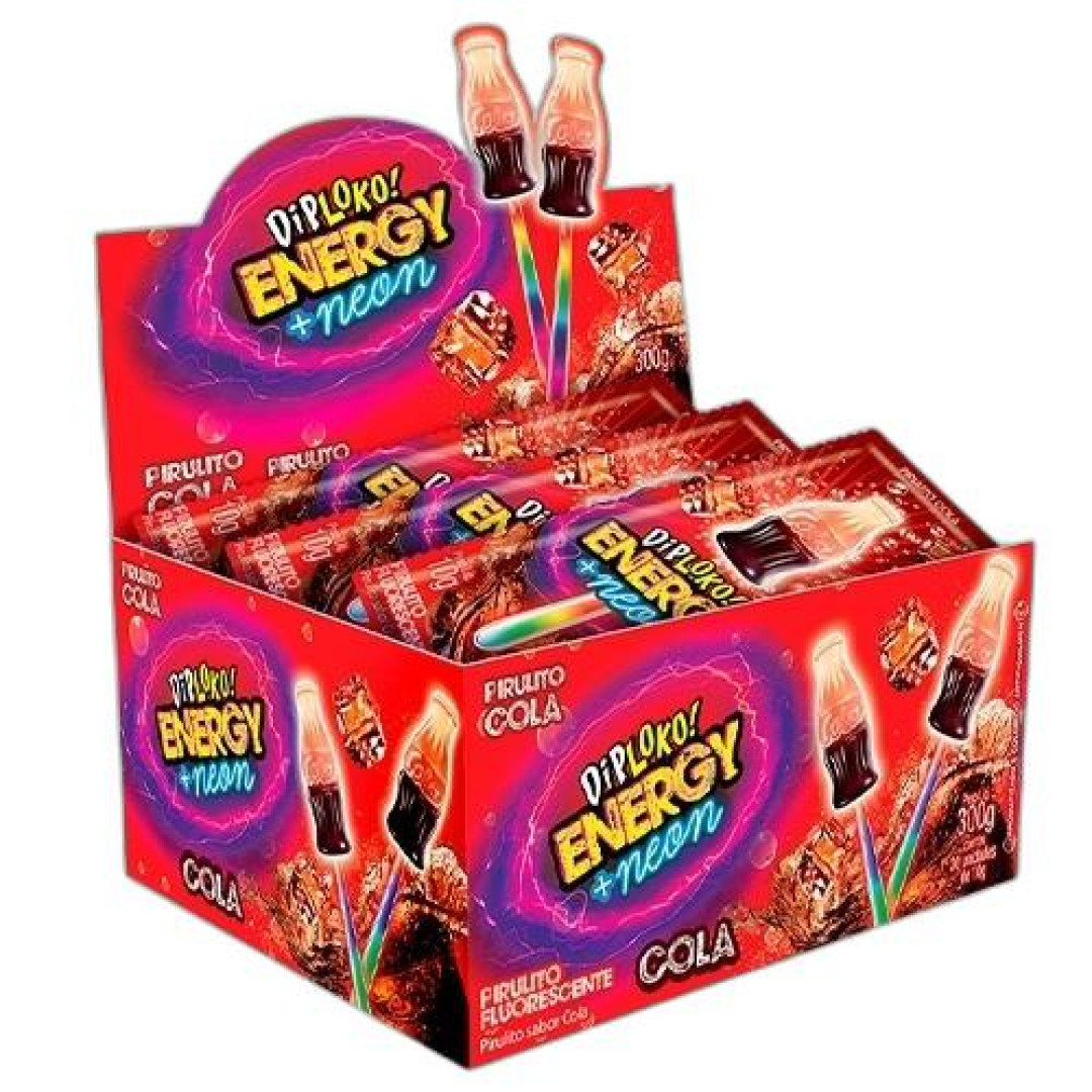Detalhes do produto Pirl Diploko Energy Neon Dp 30X10Gr Cola