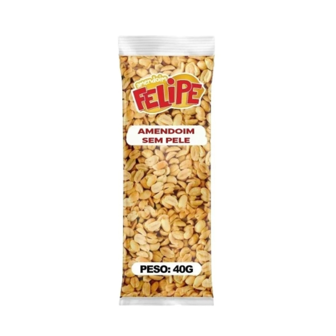 Detalhes do produto Amendoim Frito S.pele 20X40Gr Felipe .