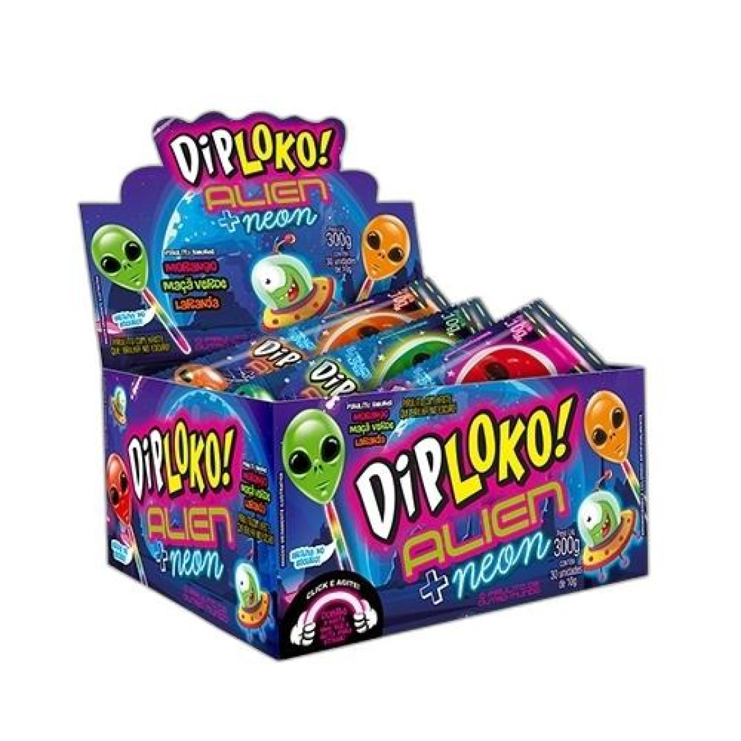 Detalhes do produto Pirl Diploko Alien Neon Dp 30X10Gr Frutas Sort