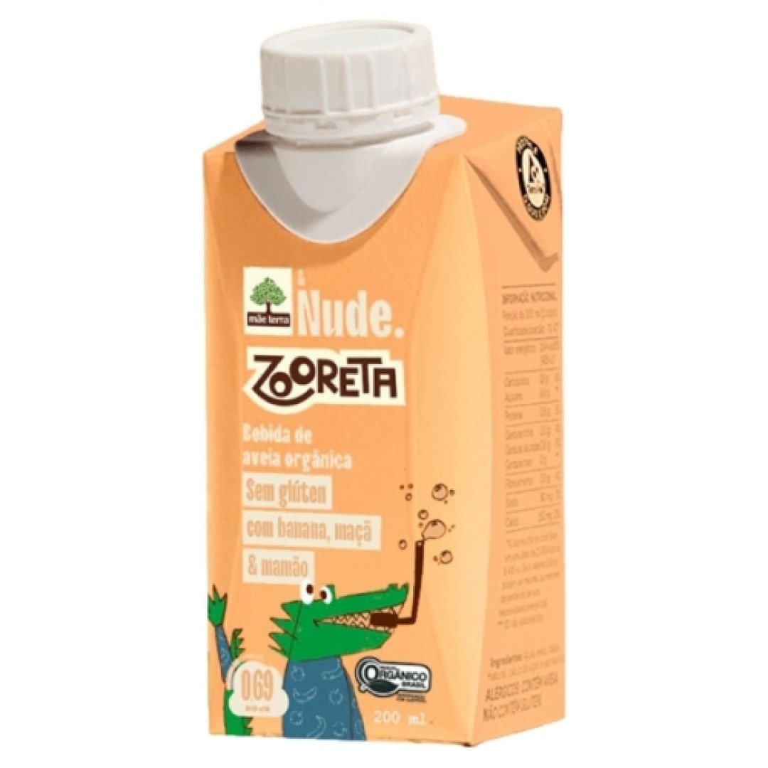 Detalhes do produto Bebida De Aveia Zooreta 200Ml  Nude Vitamina Frutas