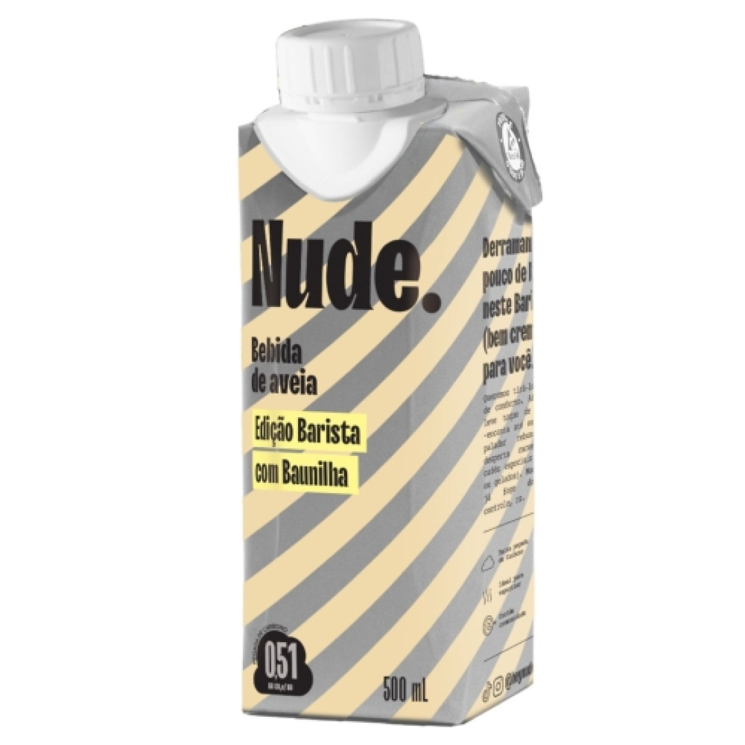 Detalhes do produto Bebida De Aveia Barista 500Ml Nude Baunilha