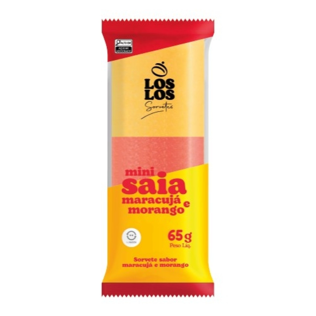 Detalhes do produto Picole Mini Saia 65Gr Los Los Maracuja Morang