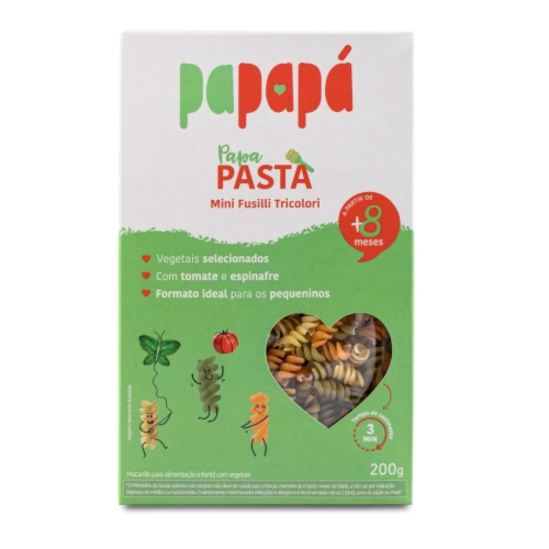 Detalhes do produto Macarrao Papapasta 200Gr Papapa Tricolori