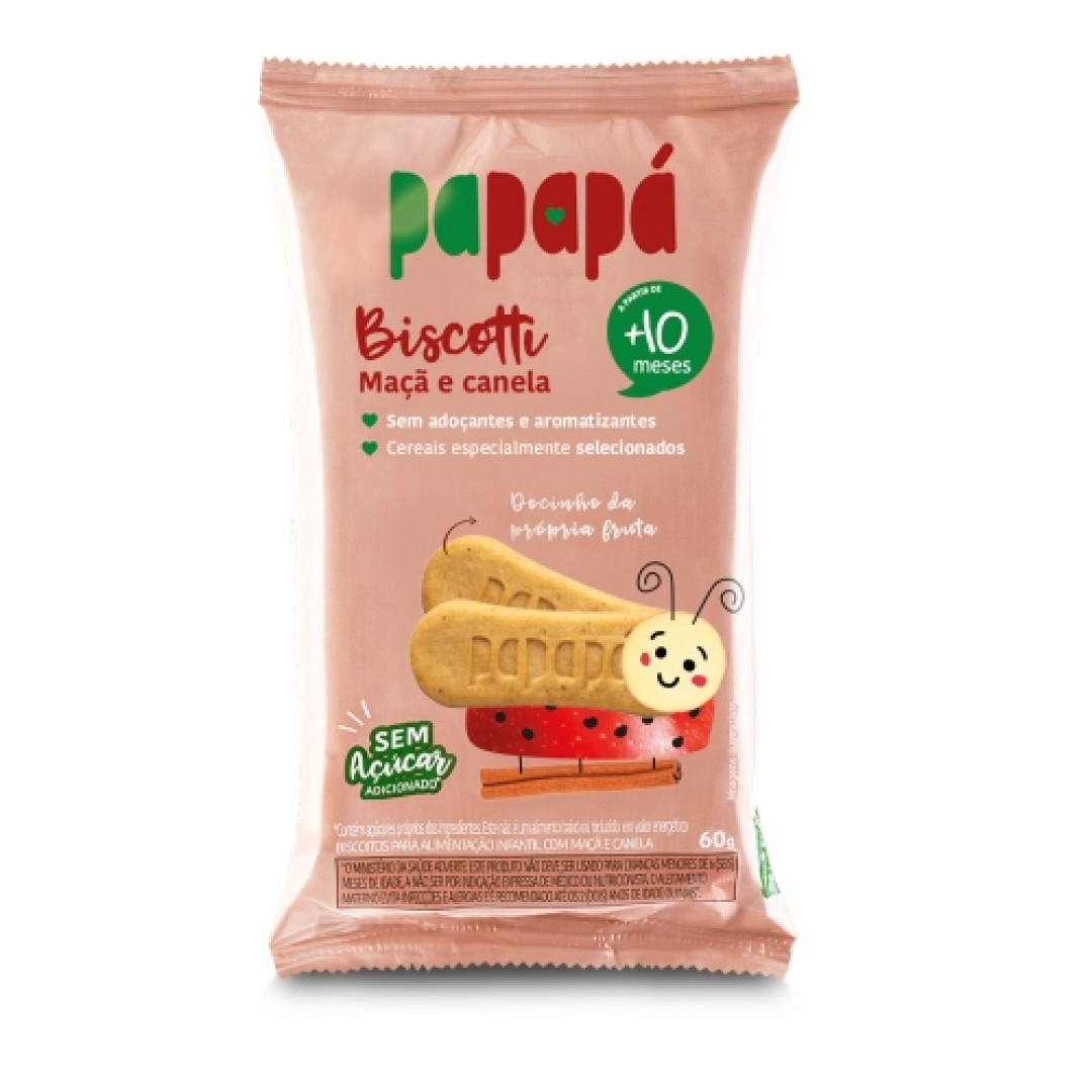 Detalhes do produto Biscotti Infantil 60Gr Papapa Maca.canela