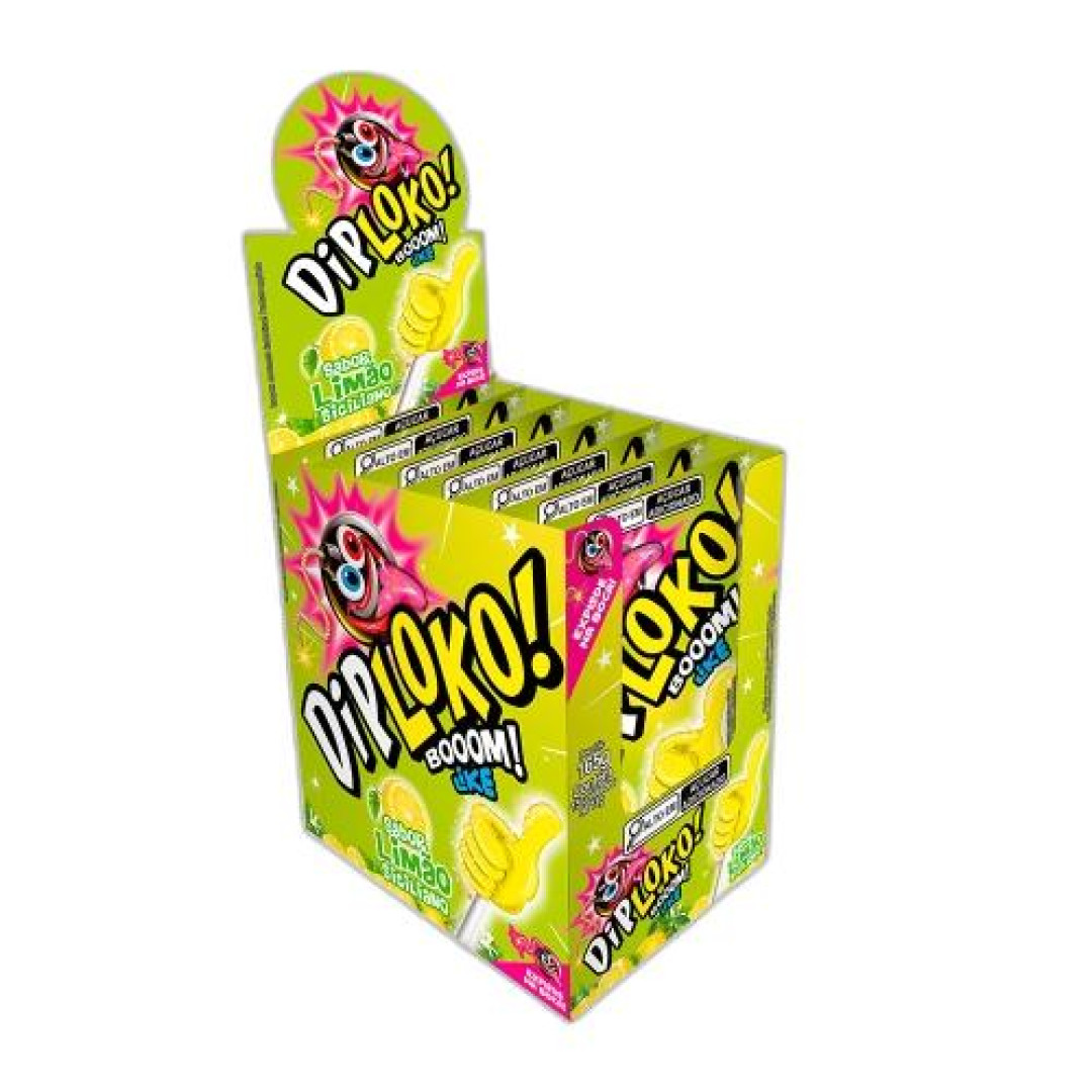 Detalhes do produto Pirl Diploko Booom Dp 15Un Danilla Limao Siciliano
