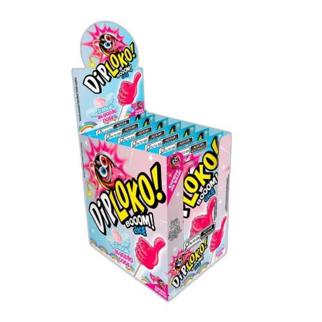 Detalhes do produto Pirl Diploko Booom Dp 15Un Danilla Algodao Doce