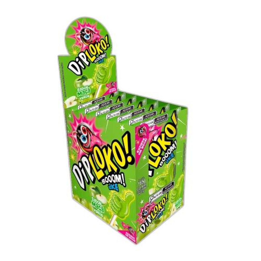 Detalhes do produto Pirl Diploko Booom Dp 15Un Danilla Maca Verde