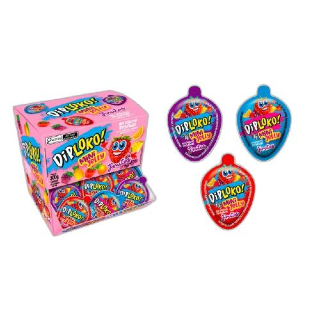 Detalhes do produto Mini Jelly Frutas Recheio 30X10Gr Danil Frutas