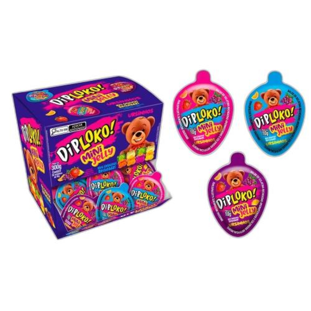 Detalhes do produto Mini Jelly Ursinho Recheio 30X10Gr Danil Frutas