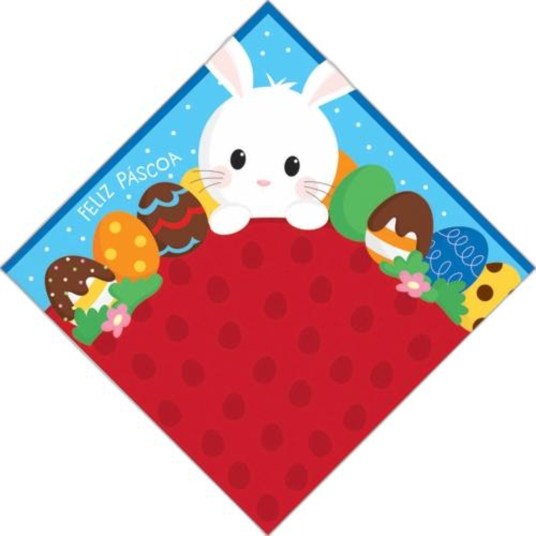Detalhes do produto X Envelope Coelho Fun 44X44Cm 25Un Pac Sortido Pascoa