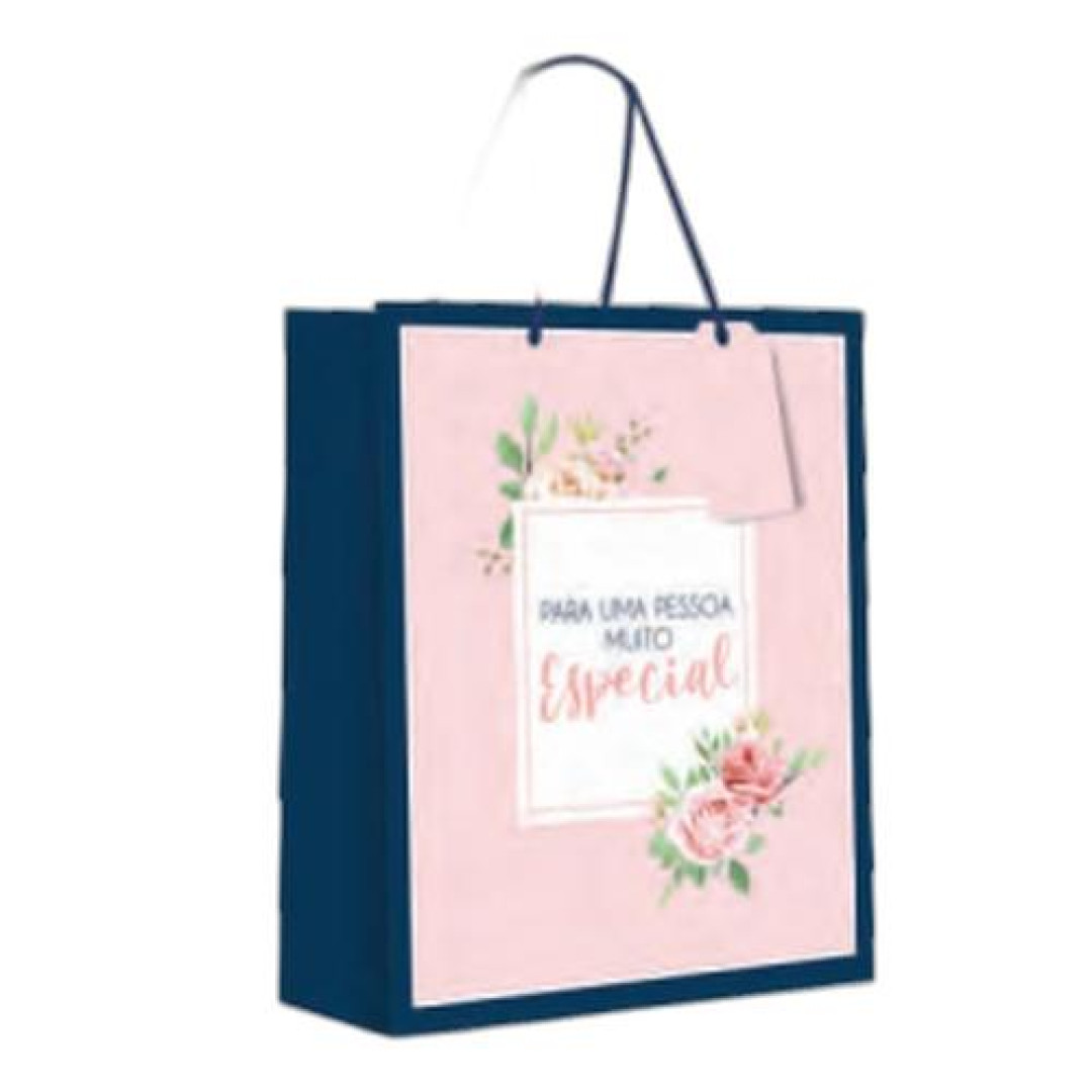 Detalhes do produto X Sacola M 26X31X10Cm Doce Enc 1Un Pack .