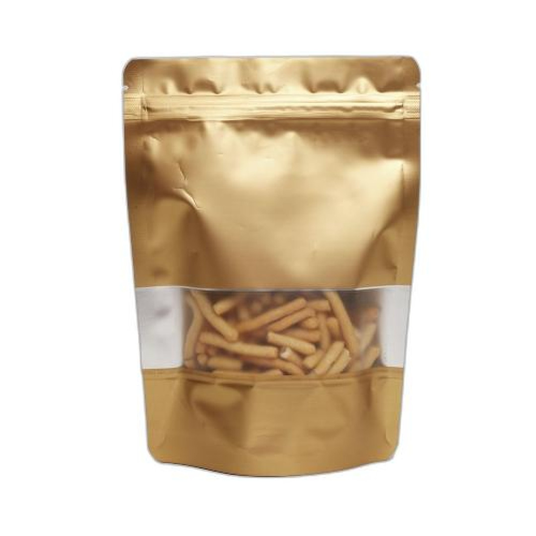 Detalhes do produto Saco Hermetico C/visor 15X22 10U Packpel Ouro