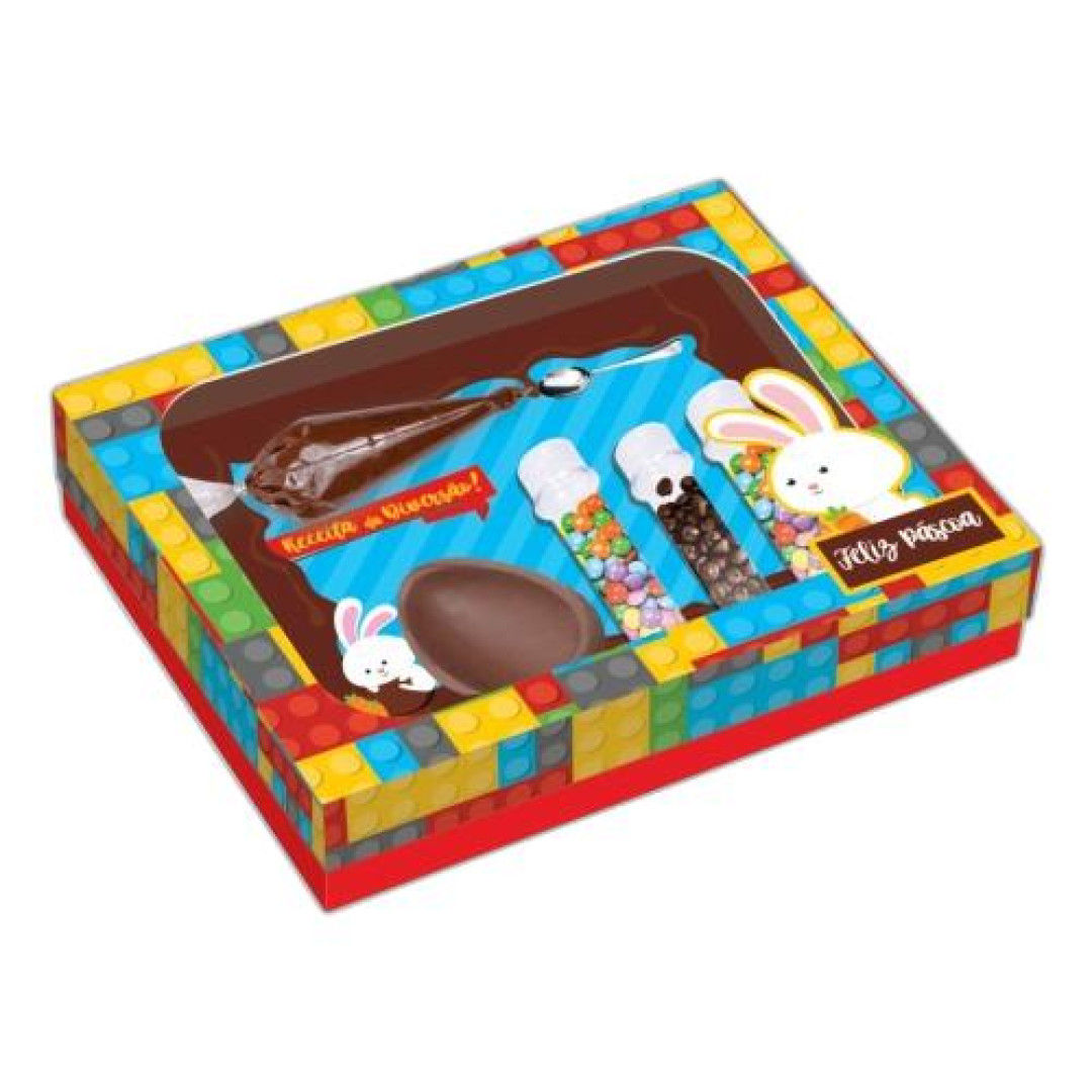 Detalhes do produto X Kit Conf Blocos Pascoa 150Gr Packpel .