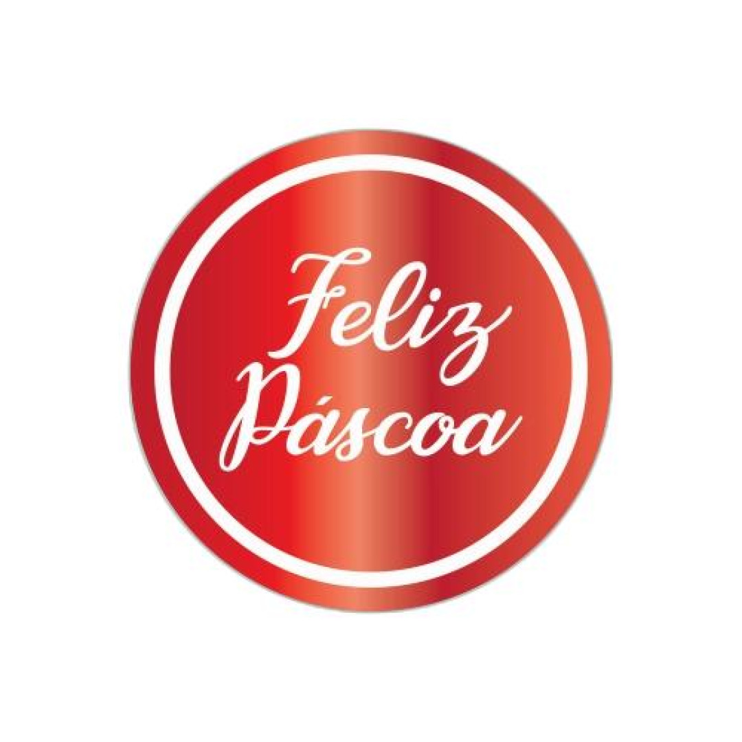 Detalhes do produto X Etiqueta Pascoa Pc100Un Packpel Vermelho