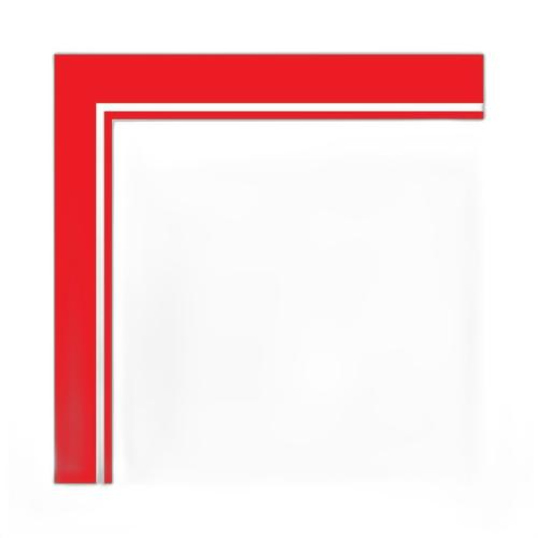 Detalhes do produto X Pack Facil Barrado 37,5X37,5Cm 25Un Vermelho