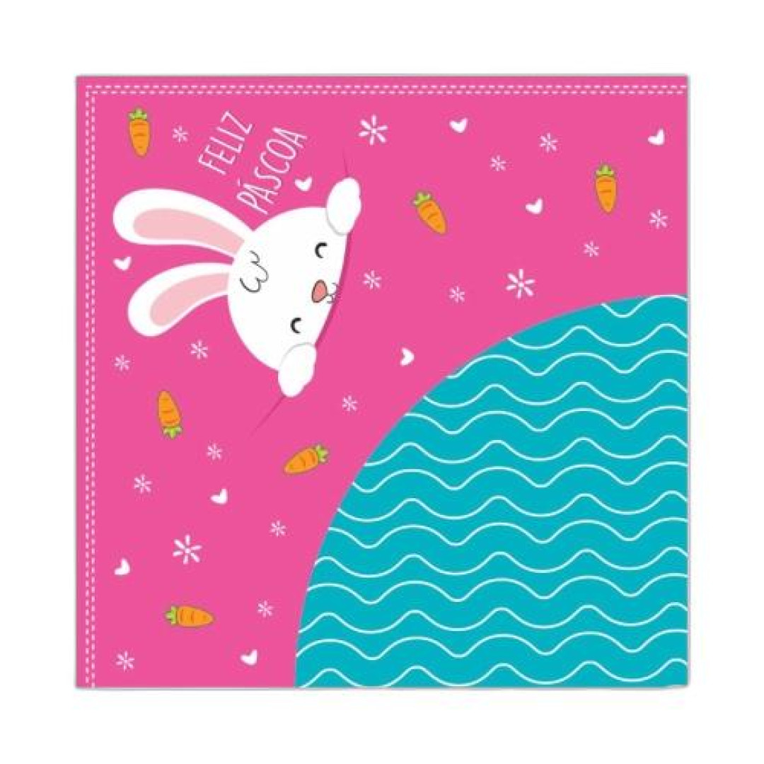 Detalhes do produto X Pack Facil Coelho Pocket 32X32Cm 25Un Rosa