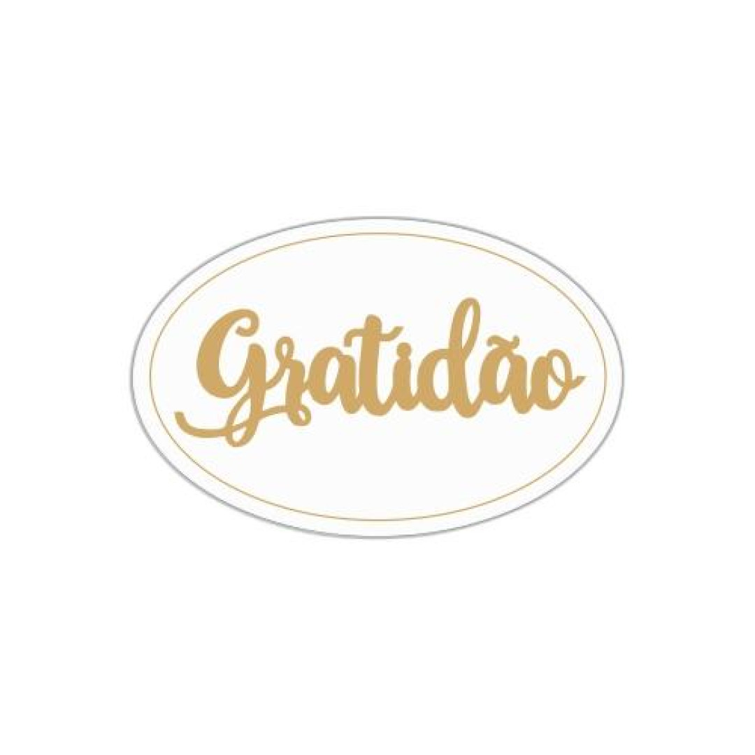 Detalhes do produto X Etiqueta Gratidao Pc100Un Packpel .