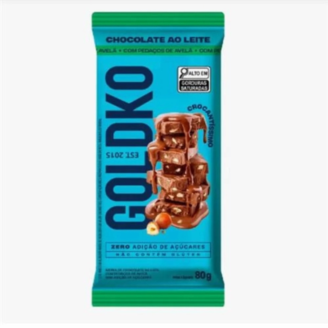 Detalhes do produto Choc 80Gr Goldko Leite.avela