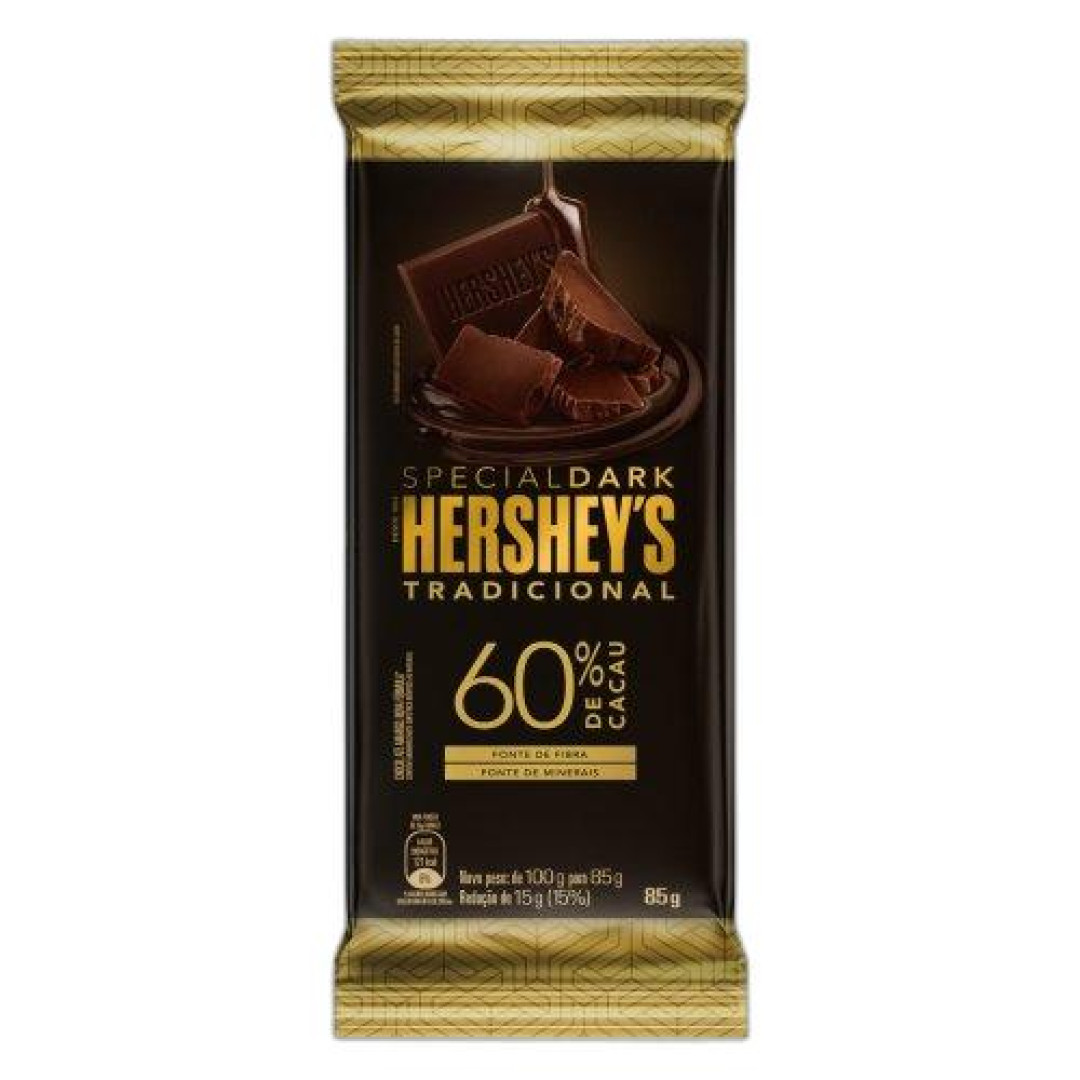 Detalhes do produto Choc Special Dark 60% 85Gr Hershey Meio Amargo