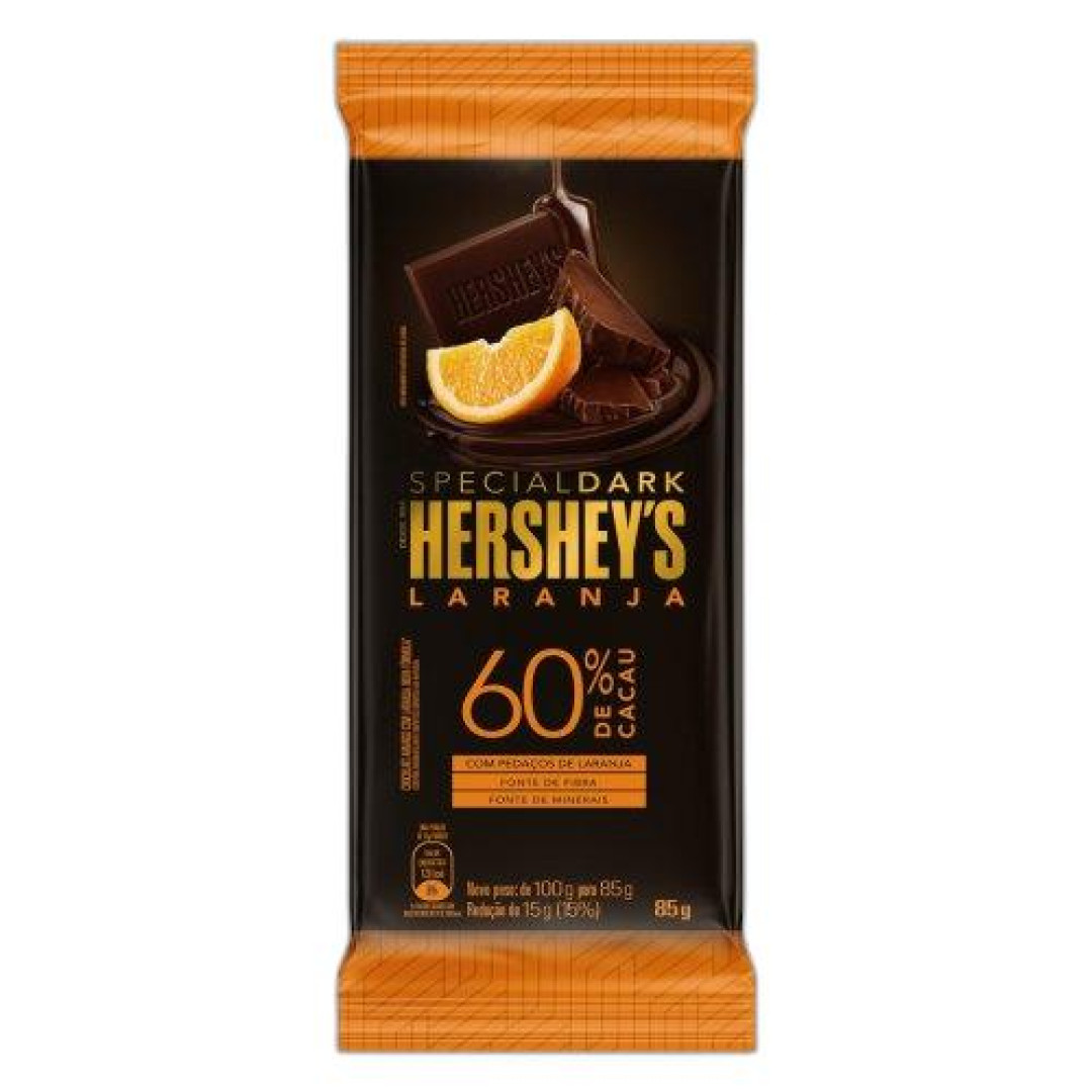Detalhes do produto Choc Special Dark 60% 85Gr Hershey Laranja